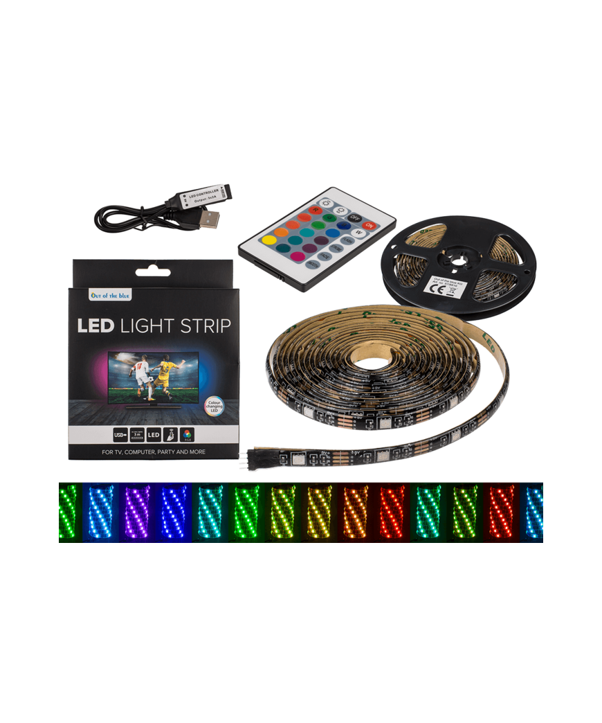 Bandes Lumineuses Led 3M Changement De Couleur 1 Bandes Lumineuses Led 3M Changement De Couleur