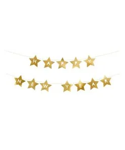 Bannière étoiles Nouvel An 290x17cm