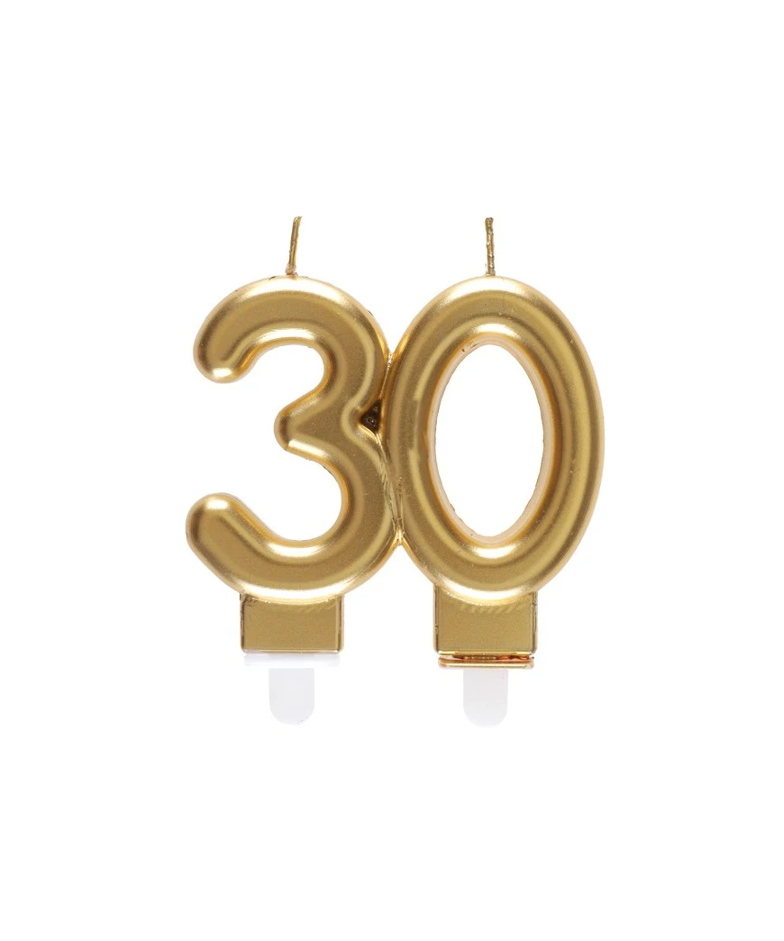 BOUGIE 30 OR 9X7.5CM 1 BOUGIE 30 OR 9X7.5CM