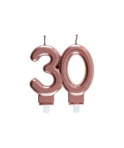 BOUGIE 30 ROSE_GOLD 9X7.5CM