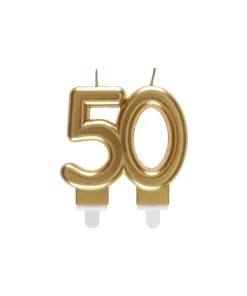 BOUGIE 50 OR 9X7.5CM