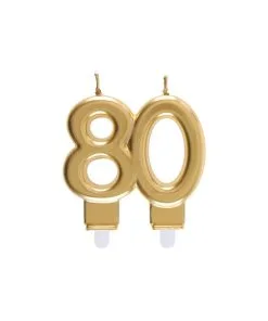 BOUGIE 80 OR 9X7.5CM