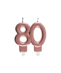 BOUGIE 80 ROSE_GOLD 9X7.5CM