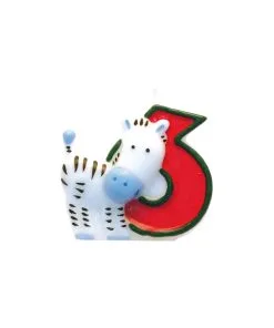 Bougie Chiffre 6 Safari