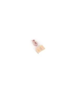 BOUGIE CHIIFRE 6 BOUGIE METALLISEE SUR PIC ROSE GOLD 4.2CM