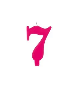 Bougies Fuchsia 9.5 CM