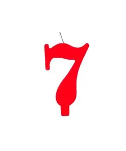 Bougies Rouge 9.5 CM