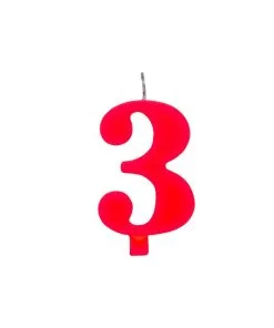 Bougies Rouge 9.5 CM