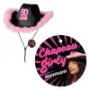 CHAPEAU GIRLY 50 ANS CHAPEAU GIRLY NOIR/ROSE