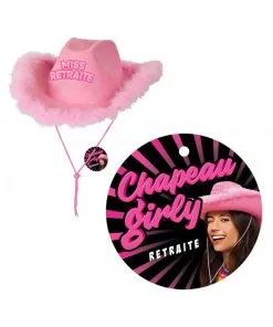 Chapeau Girly Retraite Rose