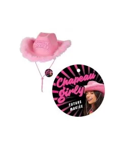CHAPEAU MISS FUTURE MARIEE CHAPEAU GIRLY ROSE