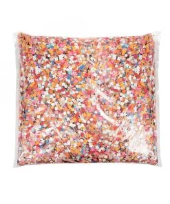 CONFETTIS MULTICOLORE EN VRAC CONFETTIS PAPIER 400GR