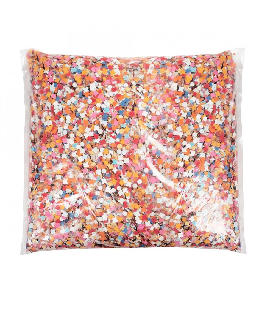 CONFETTIS MULTICOLORE EN VRAC CONFETTIS PAPIER 400GR 1 CONFETTIS MULTICOLORE EN VRAC CONFETTIS PAPIER 400GR