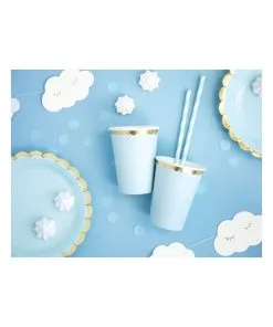 CONFETTIS ROND PAPIER BLEU_CIEL 15GR