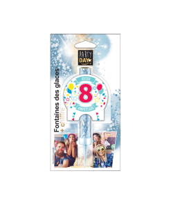 FONTAINE CHIFFRE 8 12 CM