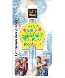 FONTAINE JOYEUX ANNIVERSAIRE MEDAILLON ANNIVERSAIRE 12 CM