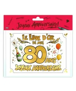Livre D'Or 80Ans
