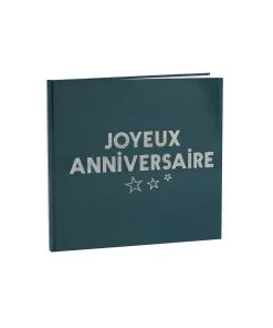 Livre D'or Joyeux Anniversaire Bleu