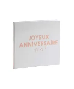 Livre D'or Joyeux Anniversaire Rose Gold