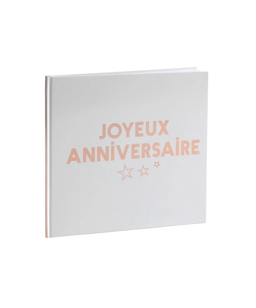 Livre D'or Joyeux Anniversaire Rose Gold 1 Livre D'or Joyeux Anniversaire Rose Gold