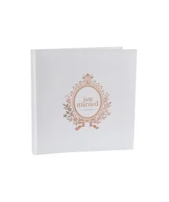 Livre D'Or Just Married Rosegold 24X24CM