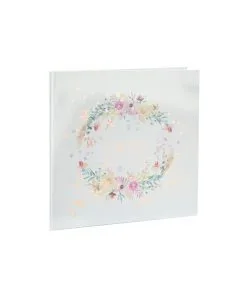 LIVRE D'OR MARIAGE FLEURI (24x24)