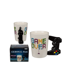 Mug Game Over 11X9CM Faience Poignée Manette