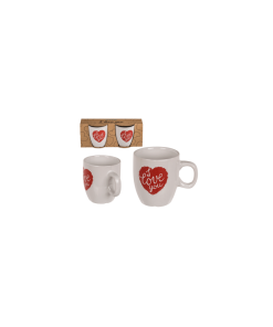 Mug I Love You X2 (7.5 X 7cm)