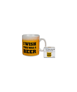 Mug I Wish This Was A Beer (13x11cm - Faience)