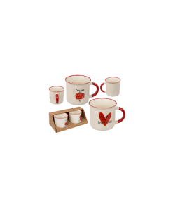 Mugs X2 You Are My Everything (new Bone China 9x9cm)