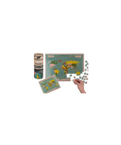 Puzzle Mappemonde 300 Pièces (50x35cm)