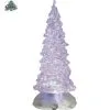 Sapin Avec Eau Et Lumière 21CM Lumiere Multi.