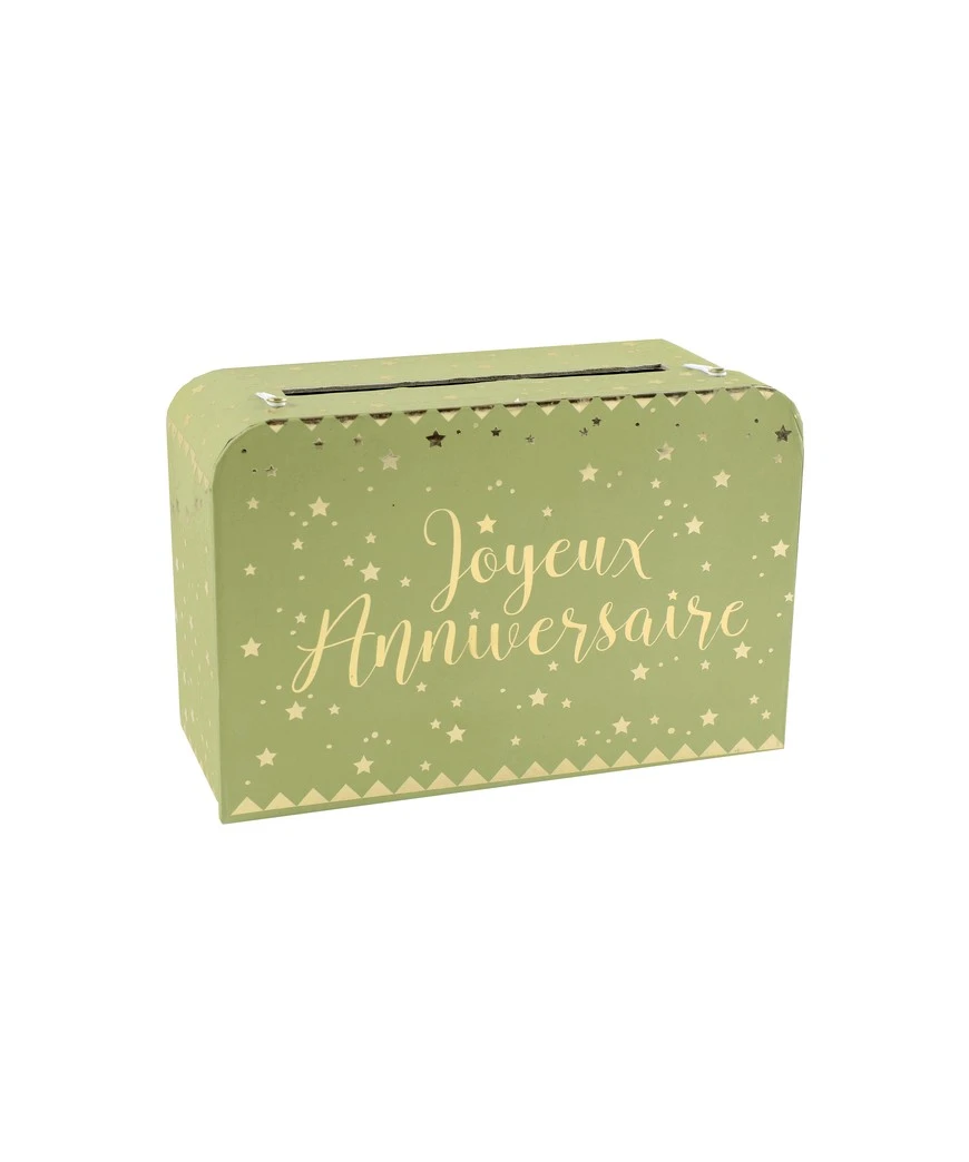 Tirelire Joyeux Anniversaire Sauge 1 Tirelire Joyeux Anniversaire Sauge