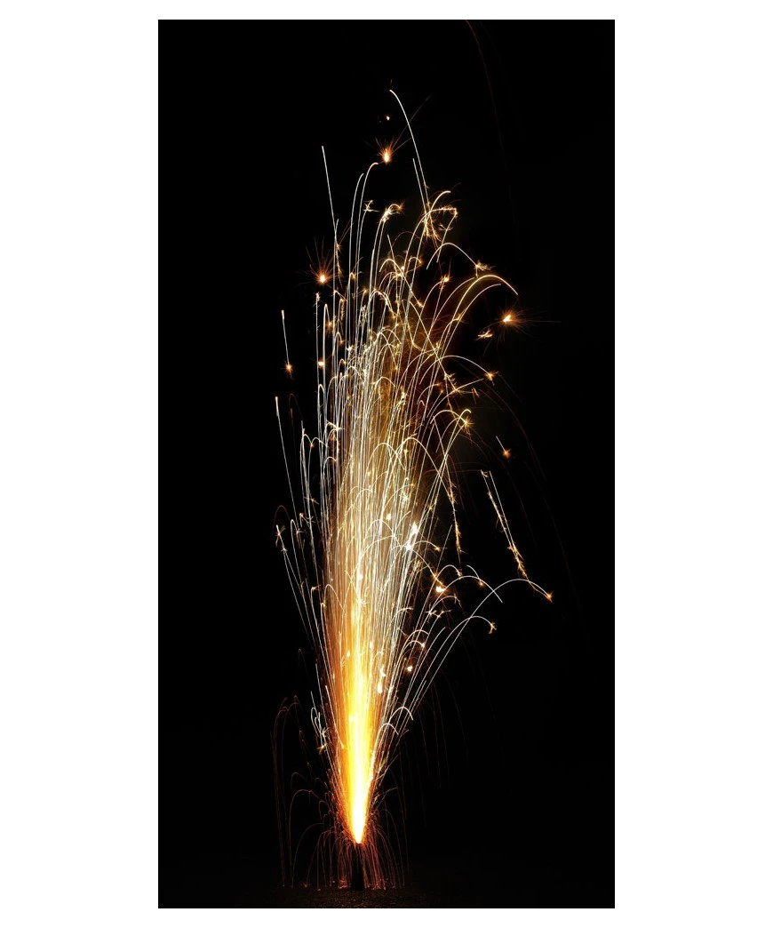 VOLCAN MAXI CREPITANT GERBES D'ETOILES -CAT.2-50" 1 VOLCAN MAXI CREPITANT GERBES D'ETOILES -CAT.2-50"